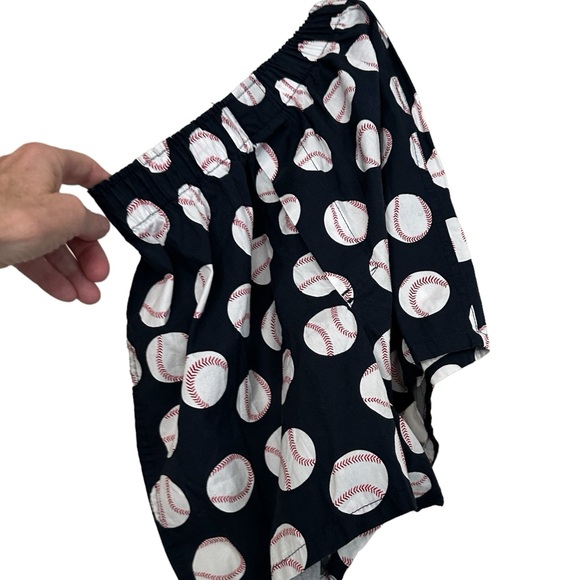 J. Crew Men’s baseball boxer shorts fly cotton woven elastic waist Small NWT - Picture 4 of 13